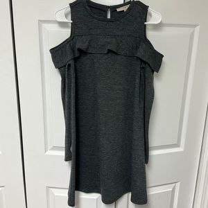 Loft cold shoulder mini dress
